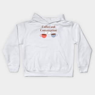 Coffee and Conversation Kids Hoodie